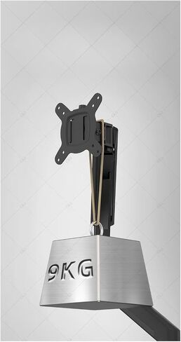 Single Monitor Stand, up to 32 inches, 19.8 lbs per Screen, Computer Desk Stand, Adjustable Gas Spring(ZH19-X187) in Saudi Arabia
