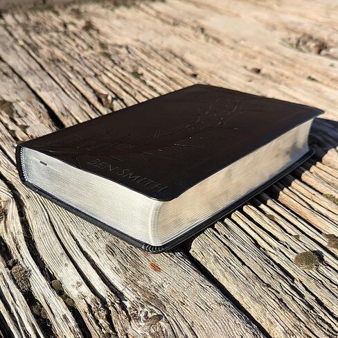 شخصية KJV كبيرة الطباعة الحجم الشخصي المرجعي الكتاب المقدس | اسم محفور مخصص مع تاج الشوك | سهلة القراءة دراسة الكتاب المقدس | هدية مسيحية للرجال والنساء والأطفال (اسم شخصي) in Saudi Arabia