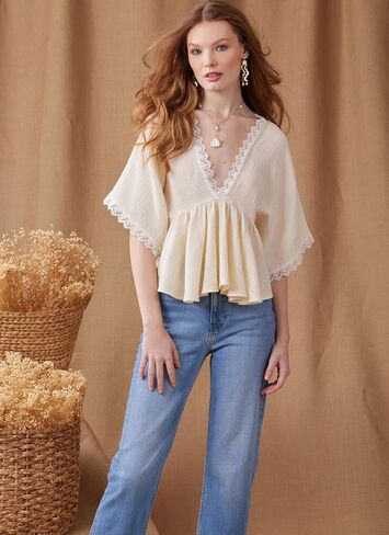 Simplicity SS9951K5 Easy to Make Misses' Top Sewing Pattern Packet, Design Code S9951, Sizes 8-10-12-14-16, Multicolor in Saudi Arabia