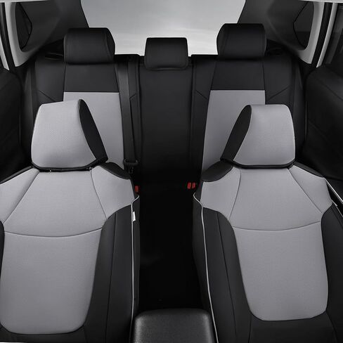 AOOG Leather Car Seat Covers Fit RAV4, Waterproof Faux Leather Seat Covers Custom Fit for Toyota RAV4 2019 2021 2022 2023 LE,XLE,XLE Premium, Limited (Front Pair, Black) in Saudi Arabia