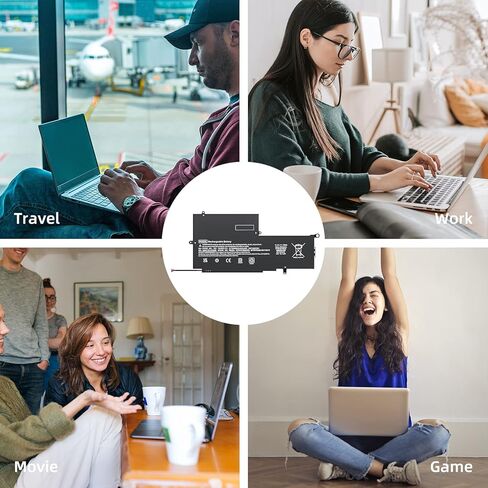 SH03XL 859356-855 Laptop Battery for HP Spectre X360 Convertible 13-AC0XX Replacement 13-AC023DX 13-AC013DX 13-AC033DX 13-W023DX 13-W013DX 13-W0XX 13-AB0XX, Fit SH03057XL CN03XL 859026-421 HSTNN-LB7L in Kuwait