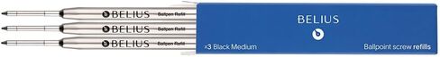 Replacement Black Pen 0.8 mm Box of 3 Refills in Saudi Arabia