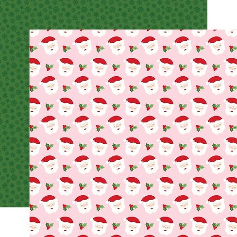 Echo Park Paper Christmas Delivery: Happy Santa 12x12 Patterned Paper, Multi in Saudi Arabia