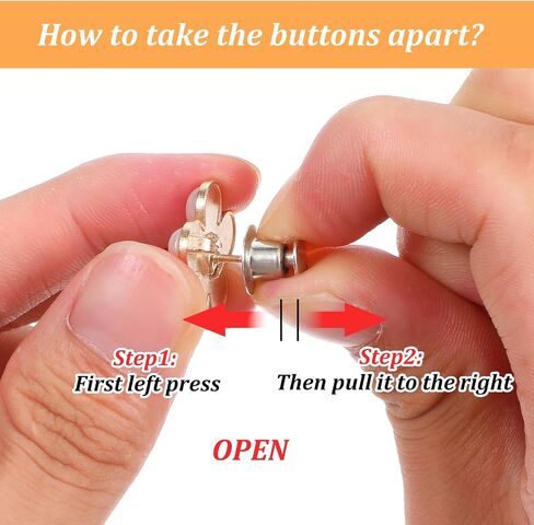 8 مجموعة Pant Weist Trainener No Sew Pearl Weist Cincher Clip Clip Buttons Admable Butons for Geans Vloudable Resplable Brooch Metal Weists Trainener for Women Pants Dresses Dresses Jainses in Saudi Arabia