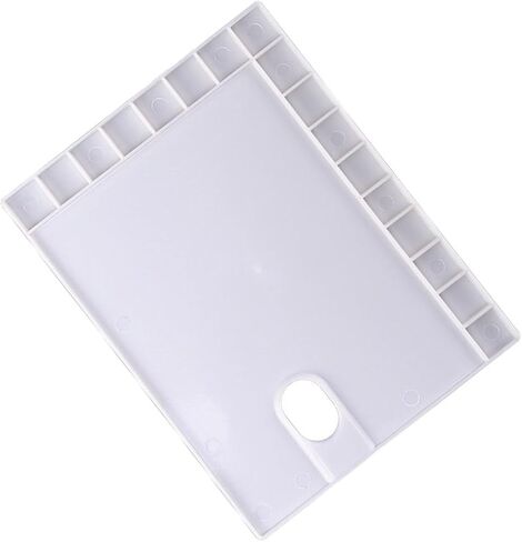 DOITOOL 3Pcs 17 Plastic Painting Trays with Lightweight Watercolor Pigment Plates for Art Paint Mixing Easy to Clean Durable and Reusable Color Mixing Palette for Various Painting Projects in Saudi Arabia