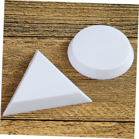 Gadpiparty 2sets 10pcs Plastic Watercolor Palette Triangle Round Paint Trays for DIY Crafting Art Students and Outdoor Painting Activities 10pcs*2 in Saudi Arabia