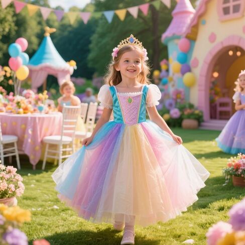 baotongle Girls Petticoat Underskirt with 3 Hoops Full Slip Girls Petticoat Crinoline Skirt for Party Daily Dress in Saudi Arabia