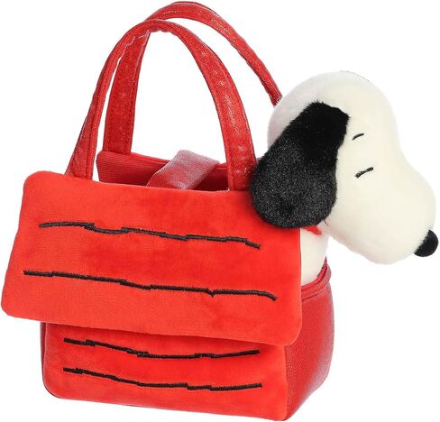 Aurora® Timeless Peanuts® Fancy Pal ™ Snoopy's House Processive - الشخصيات الكلاسيكية - ذكريات دائمة - Red 8 Inches in Saudi Arabia