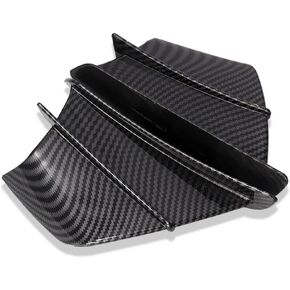 دراجة نارية نهر الجناحين ل Kawasaki Ninja 400 2011-2023-المفسدين الجناح الهوائي على طراز ألياف الكربون ، أجنحة الجانبية العالمية أجنحة الرياح-خفيفة الوزن ودائم ، أ in Kuwait