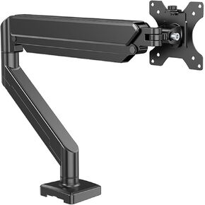 Single Monitor Stand, Supports up to 32 inches, Each Screen Load-Bearing 19.8 pounds, Computer Desk Stand, Adjustable Computer Stand(White) in Saudi Arabia