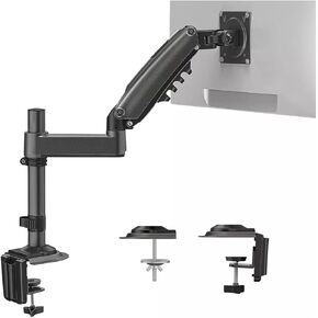Single Monitor Stand 13" - 32" Screen, Height Adjustable, Swivel, 75/100 Hole spacing in Saudi Arabia