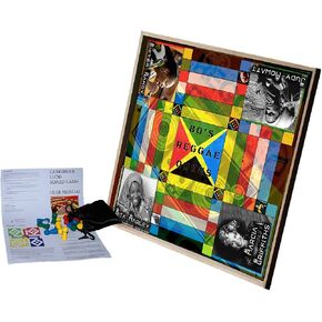 Jamaican Ludo 80’s Reggae Queens (Ludi/Ludy/Loodi) (Misspelled QUEN in Middle) | 24in x 24in Board Game | Family Game Night Activity | Fun Easy Multi-Player Entertainment in Saudi Arabia