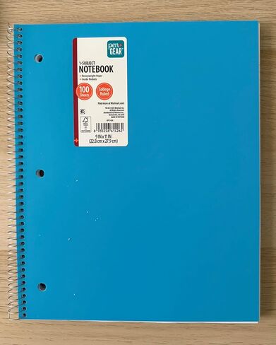 Pen + Gear 3 Pack Poly 1-Subject Notebook Writing Journal - Wide Ruled, Colors Vary (Pink, Purple, Teal, Yellow) in Saudi Arabia
