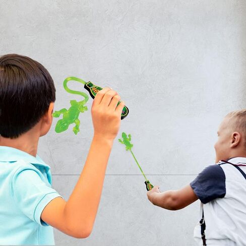 ArtCreativitive Sticky Lizard Crosshard ، مجموعة من 6 لعبة للأطفال الذين يلتزمون على الجدران ، وألعاب التغلب على الأولاد والبنات ، ومفضلات حفلات عيد ميلاد الزواحف ، وجوائز الفصول الدراسية ، وحشو بيناتا in Saudi Arabia