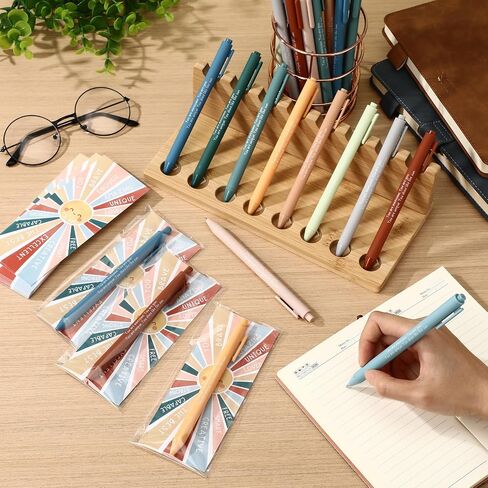 30 Sets Pharmacy Gifts Bulk Inspirational Boho Smiling Sun Ballpoint Pens with Bookmarks Motivational Pharmacy Week Gifts for Medical Assistant Technician Coworker in Saudi Arabia