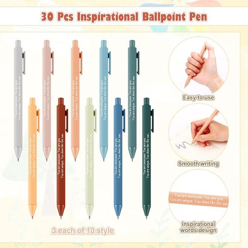 30 Sets Pharmacy Gifts Bulk Inspirational Boho Smiling Sun Ballpoint Pens with Bookmarks Motivational Pharmacy Week Gifts for Medical Assistant Technician Coworker in Saudi Arabia