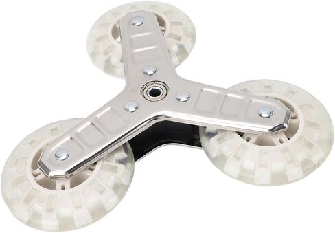 Replacement Stair Climbing Wheel, Plastic Silent Rotatable Shopping Laundry Cart Wheel, Trolley Climbing Triangle Wheel Built in Ball Bearing for Foldable Cart in Saudi Arabia