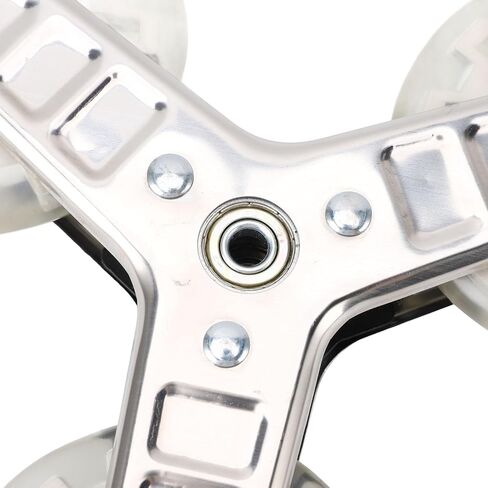Replacement Stair Climbing Wheel, Plastic Silent Rotatable Shopping Laundry Cart Wheel, Trolley Climbing Triangle Wheel Built in Ball Bearing for Foldable Cart in Saudi Arabia