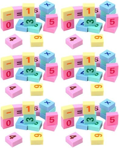 Erasers Bulk Cute Number Erasers for Boy Girl in Soft Rubber Classroom Rewards Fun Stationery for School Supplies Interactive Learning in Saudi Arabia