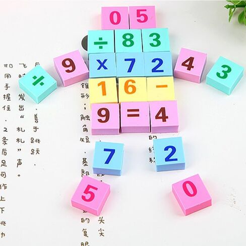 Erasers Bulk Cute Number Erasers for Boy Girl in Soft Rubber Classroom Rewards Fun Stationery for School Supplies Interactive Learning in Saudi Arabia