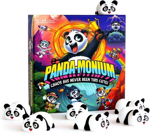 Pandamonium - الفوضى لم تكن هذا لطيف! | لعبة الحفلات العائلية المليئة بالحركة للأطفال والمراهقين والكبار | لعبة بطاقات ولوح زبال من سن 5 سنوات ، 3-8 لاعبين in Saudi Arabia