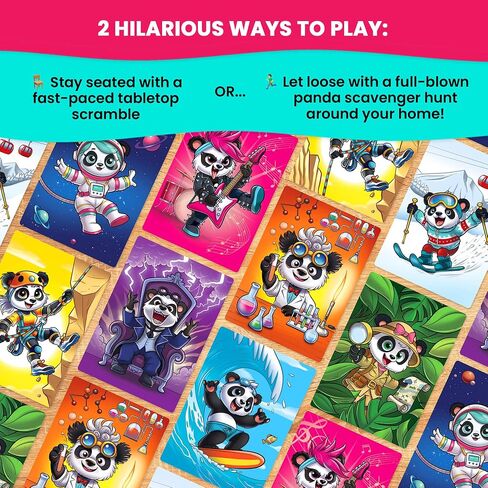 Pandamonium - الفوضى لم تكن هذا لطيف! | لعبة الحفلات العائلية المليئة بالحركة للأطفال والمراهقين والكبار | لعبة بطاقات ولوح زبال من سن 5 سنوات ، 3-8 لاعبين in Saudi Arabia