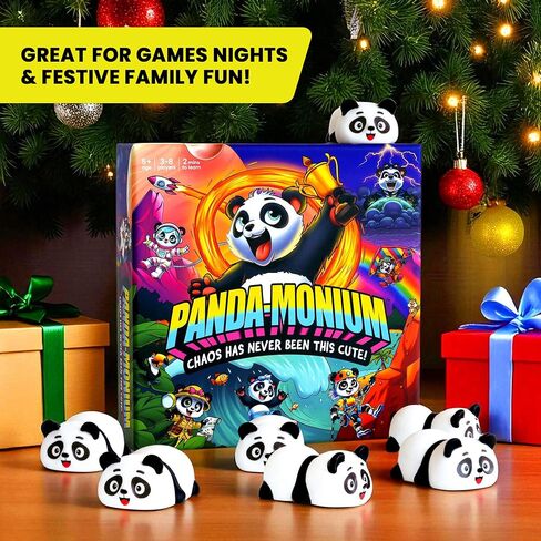 Pandamonium - الفوضى لم تكن هذا لطيف! | لعبة الحفلات العائلية المليئة بالحركة للأطفال والمراهقين والكبار | لعبة بطاقات ولوح زبال من سن 5 سنوات ، 3-8 لاعبين in Saudi Arabia