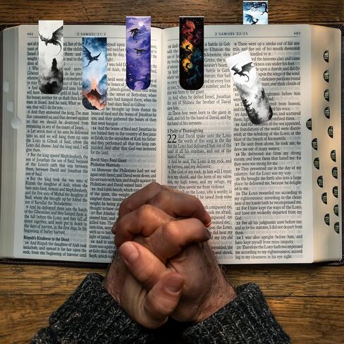 Dragon Magnetic Bookmarks: 30 PCS Cool Novel Bookmark Clips, Book Mark for Reading Men Women, Halloween Birthday Gifts, Book Lovers Collectors Back to School Office Supplies in Saudi Arabia