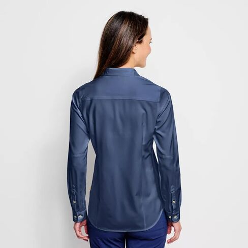 Orvis Women's Long-Sleeved Tech Chambray Work Shirt in Saudi Arabia