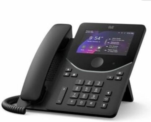 Cisco DP-9871 IP Phone - Corded - Corded/Cordless - Bluetooth, Wi-Fi - Desktop, Wall Mountable - Carbon Black (DP-9871-K9=) (Renewed) in Saudi Arabia