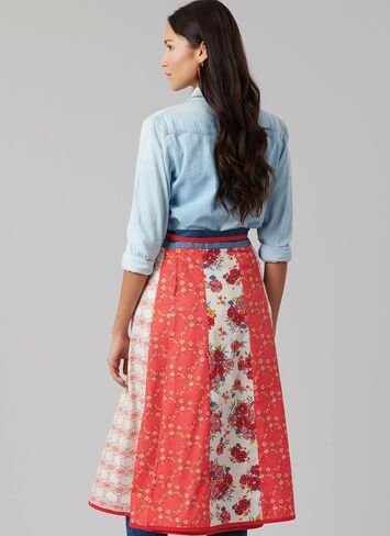 McCall's Misses' Wraparound A-line Aprons Sewing Pattern Packet, Design Code M8572, Sizes S-M-L-XL-XXL, Multicolor in Saudi Arabia