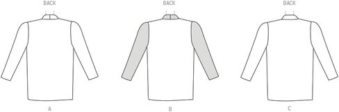 McCall's Misses' Vintage 1990's Loose Fitting or Unlined Jacket Sewing Pattern Kit, Design Code M8433, Sizes 8-10-12-14-16 in Saudi Arabia