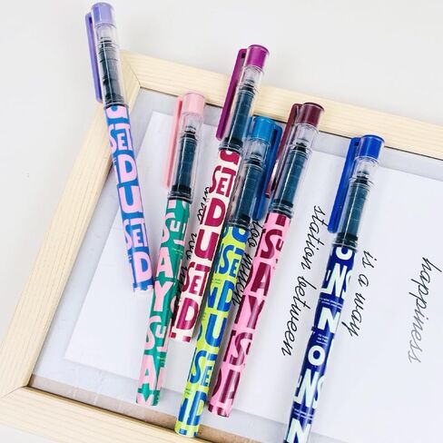 9 PCS GEL INK PEN PEN PONTS BENS Black 0.5mm Quick Fine Point Write Smooth for Dounding College College Office Schools اللوازم المدرسية in Saudi Arabia