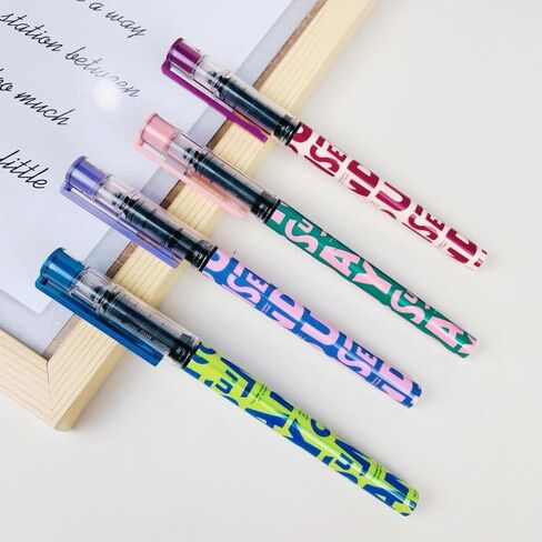 9 PCS GEL INK PEN PEN PONTS BENS Black 0.5mm Quick Fine Point Write Smooth for Dounding College College Office Schools اللوازم المدرسية in Saudi Arabia
