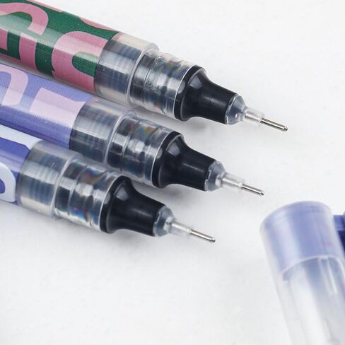 9 PCS GEL INK PEN PEN PONTS BENS Black 0.5mm Quick Fine Point Write Smooth for Dounding College College Office Schools اللوازم المدرسية in Saudi Arabia