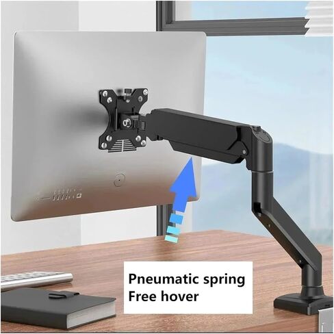 Aluminum Alloy Gas Spring Hovering Mechanical arm Bracket Support Base Screen Display Suspension Bracket Suitable for 13-32 inch Screen in Saudi Arabia