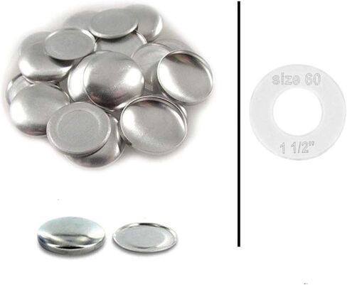 أزرار الغلاف - 1 1/2 "(حجم 60) - ظهور مسطح - كتي 25 - من قبل I Craft in Kuwait