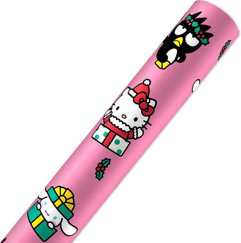 American Greetings 40 sq. ft. Pink Hello Kitty Wrapping Paper for Christmas (1 Roll, 30 in. x 192 in.) in Saudi Arabia