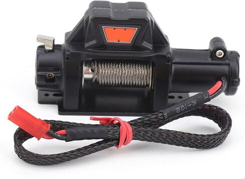 RC Winch,RC Model Winch with Remote Controller Vehicle Scale Accessories for D90 D110 Axial Scx10 Crawler Car Vehicle Bodies & Scale Accessories in Saudi Arabia