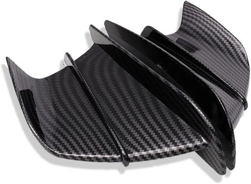 Motorcycle Fairing Winglets for Kawasaki Ninja 400 2011-2023 – Carbon Fiber Style Aerodynamic Wing Spoilers, Universal Side Fairings Wind Wings – Lightweight & Durable,A in Saudi Arabia