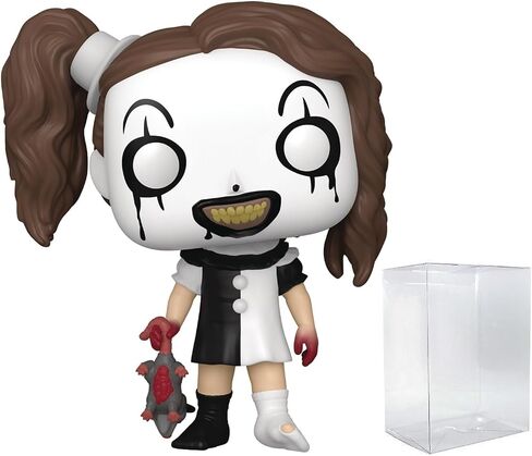 POP Movies: Terrifier - Little Pale Girl (Glow-in-The-Dark) Specialty Series Funko Vinyl Figure (Bundled with Compatible Box Protector Case), Multicolor, 3.75 inches in Saudi Arabia