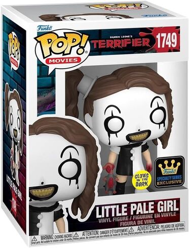 POP Movies: Terrifier - Little Pale Girl (Glow-in-The-Dark) Specialty Series Funko Vinyl Figure (Bundled with Compatible Box Protector Case), Multicolor, 3.75 inches in Saudi Arabia