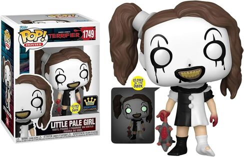 POP Movies: Terrifier - Little Pale Girl (Glow-in-The-Dark) Specialty Series Funko Vinyl Figure (Bundled with Compatible Box Protector Case), Multicolor, 3.75 inches in Saudi Arabia