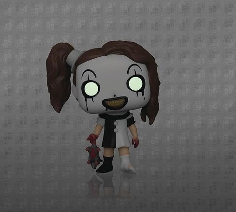 POP Movies: Terrifier - Little Pale Girl (Glow-in-The-Dark) Specialty Series Funko Vinyl Figure (Bundled with Compatible Box Protector Case), Multicolor, 3.75 inches in Saudi Arabia