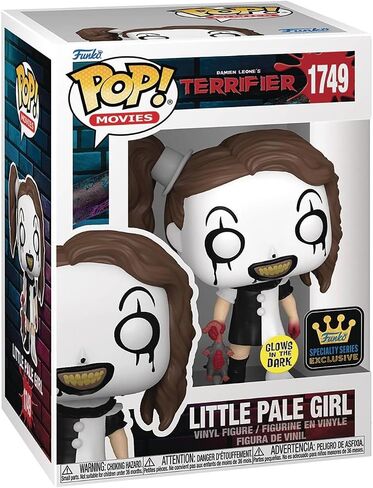 POP Movies: Terrifier - Little Pale Girl (Glow-in-The-Dark) Specialty Series Funko Vinyl Figure (Bundled with Compatible Box Protector Case), Multicolor, 3.75 inches in Saudi Arabia