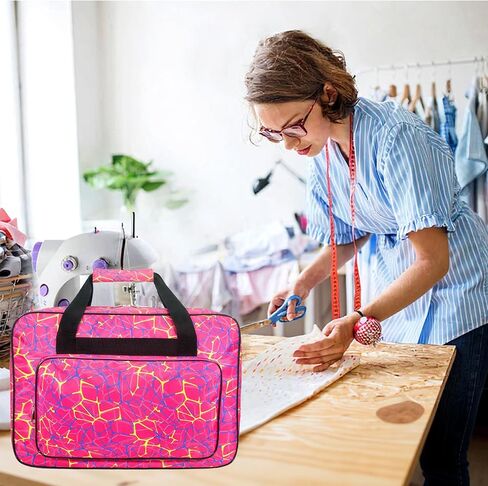 Sewing Machine Case with Wheels, Detachable Roller Sewing Machine Case, with Thickened Protective Base Plate, Suitable for Brother, Singer and Most Standard Household Sewing Machine (Peacock blue) in Kuwait