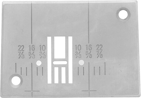 Straight Stitch Needle Plate, Q235 Steel Needle Throat Plate Professional Sewing Machine Accessories for Singer 6180 6160 5400 C5200, Fine Crafted in Saudi Arabia