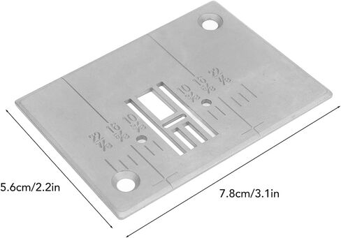 Straight Stitch Needle Plate, Q235 Steel Needle Throat Plate Professional Sewing Machine Accessories for Singer 6180 6160 5400 C5200, Fine Crafted in Saudi Arabia