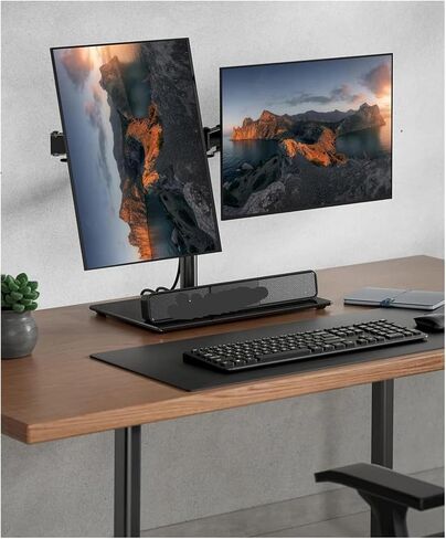 Dual Monitor Stand - 2 Monitors up to 27 inches in Saudi Arabia
