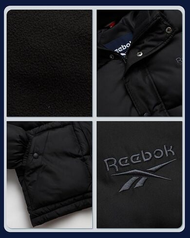 Reebok Men Winter Jacket - Puffer Parka Coat - Heavyweight Ski Jacket for Men, M-XXL in Kuwait